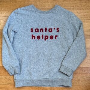 Petit Lem Heather Gray Festive Sweatshirt
